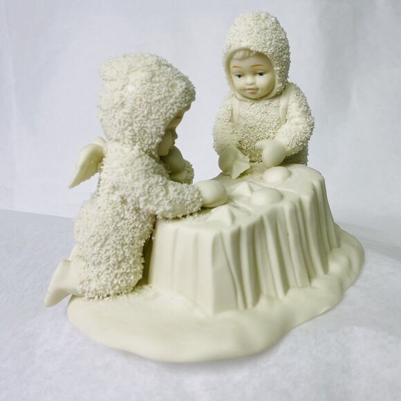 Department 56 Snowbabies "Stars In-A-Row Tic-Tac-Toe" Figurine Statue Retired - Picture 8 of 13